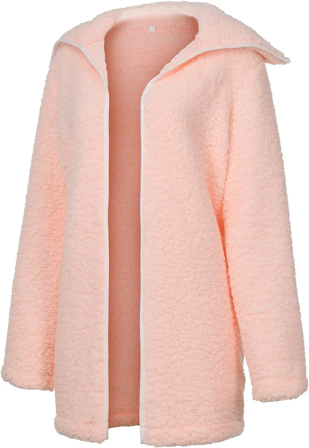 Womens Warm Winter Coats Fashion Faux Coat Cardigan Solid Lamb Cashmere Sherpa Jackets Long Sleeve Outerwear