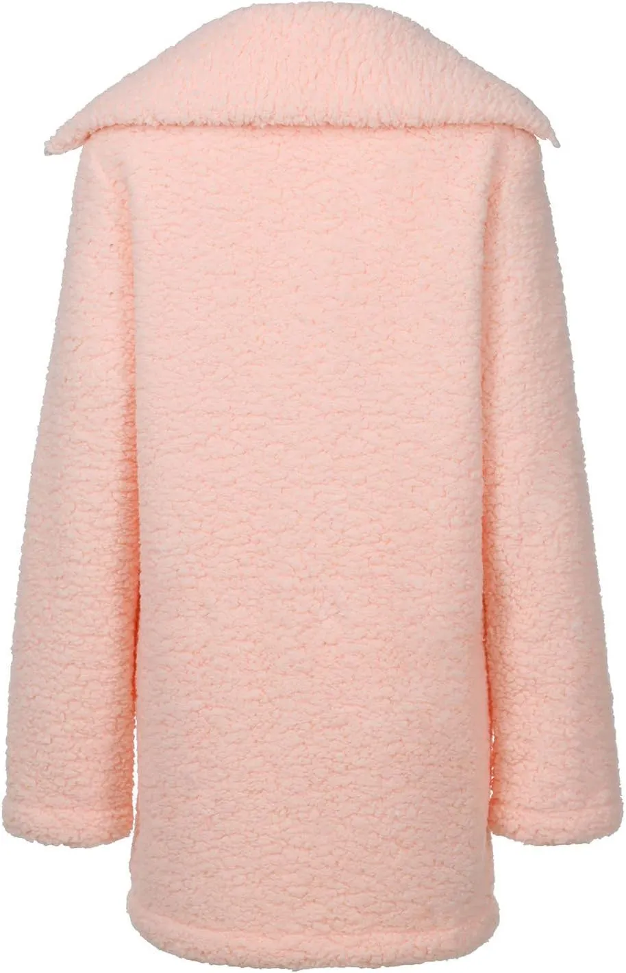 Womens Warm Winter Coats Fashion Faux Coat Cardigan Solid Lamb Cashmere Sherpa Jackets Long Sleeve Outerwear