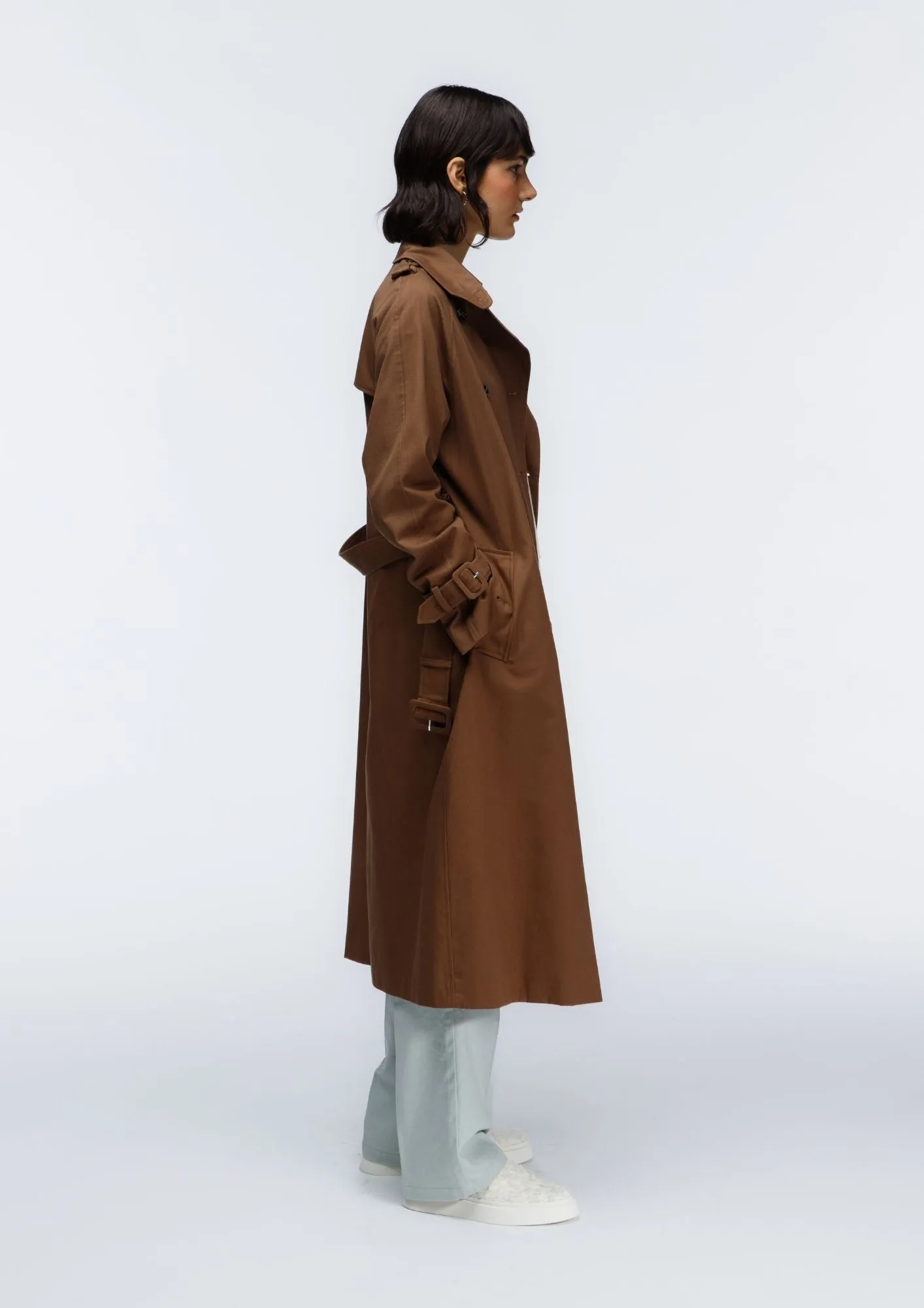 WOODLING - Trench Coat Kakao