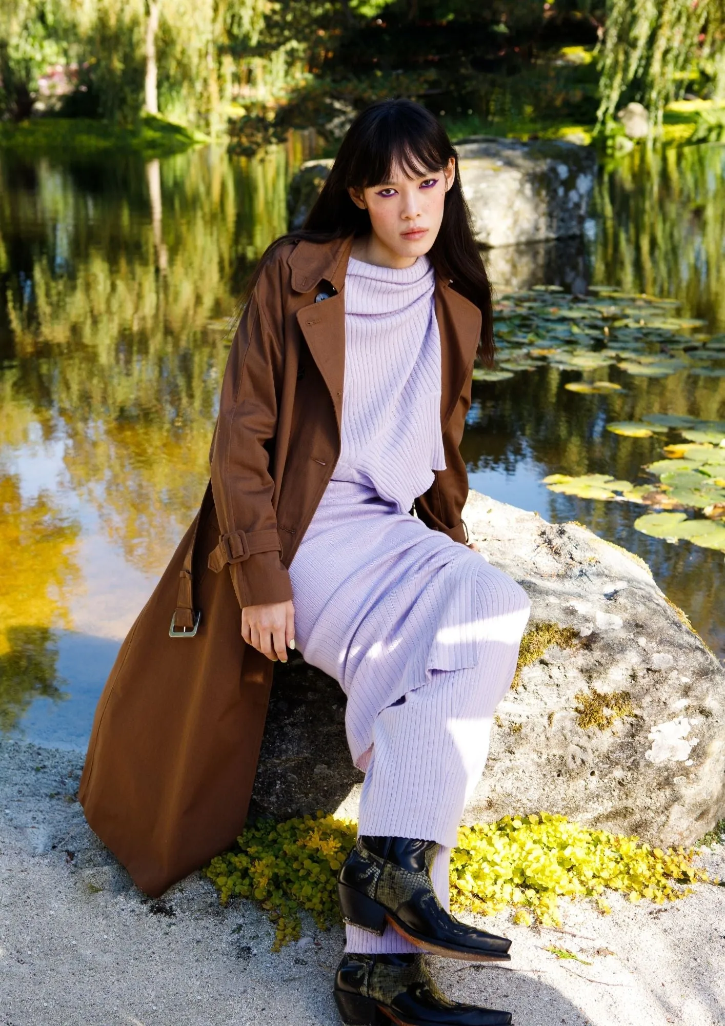 WOODLING - Trench Coat Kakao
