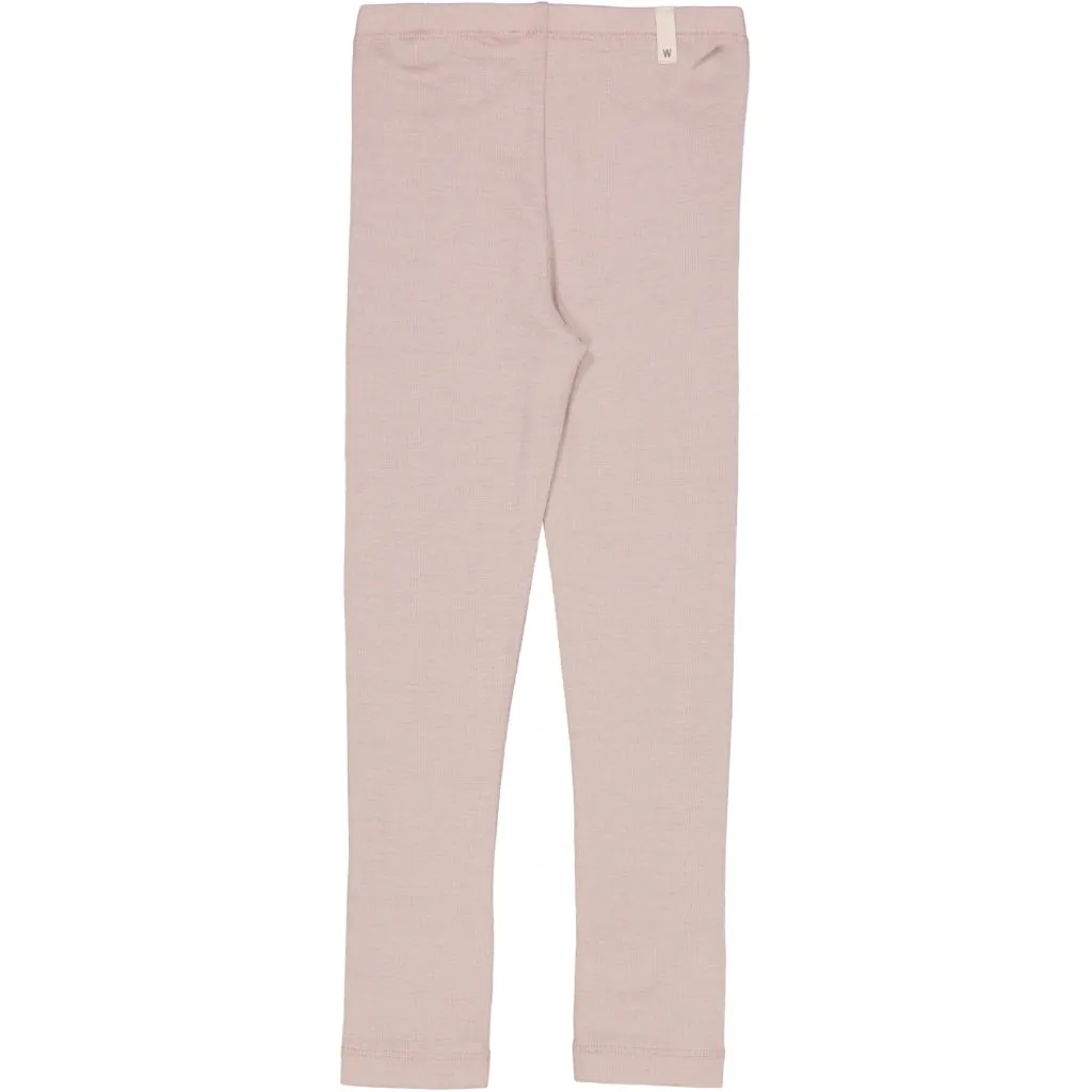 Wool Leggings - dark powder
