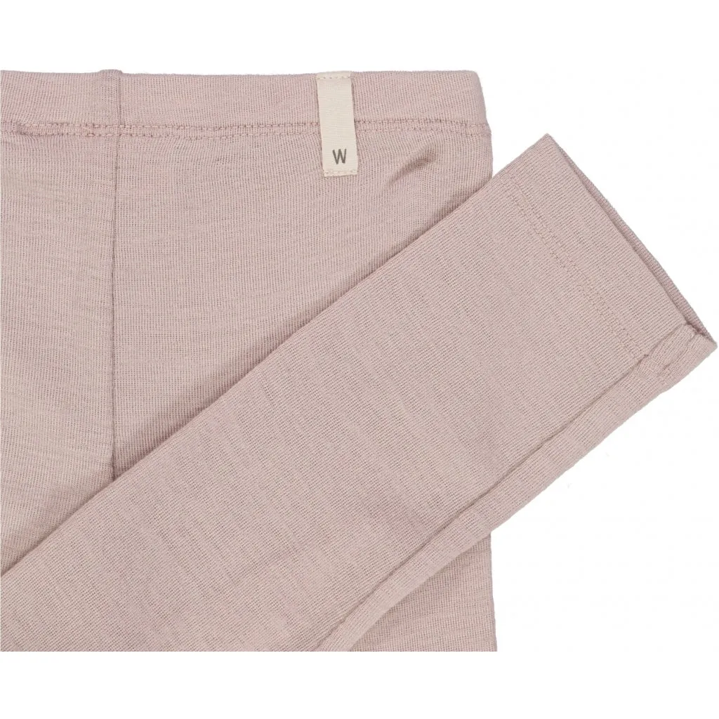 Wool Leggings - dark powder