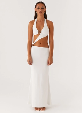 World Series Maxi Dress - White World Series Maxi Dress - White