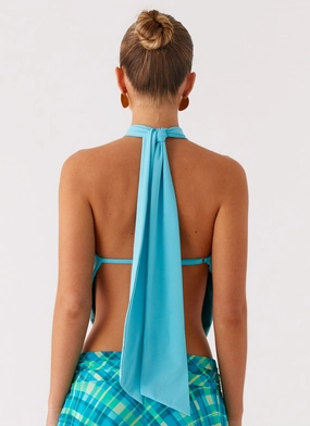 Worldly Top - Turquoise Worldly Top - Turquoise