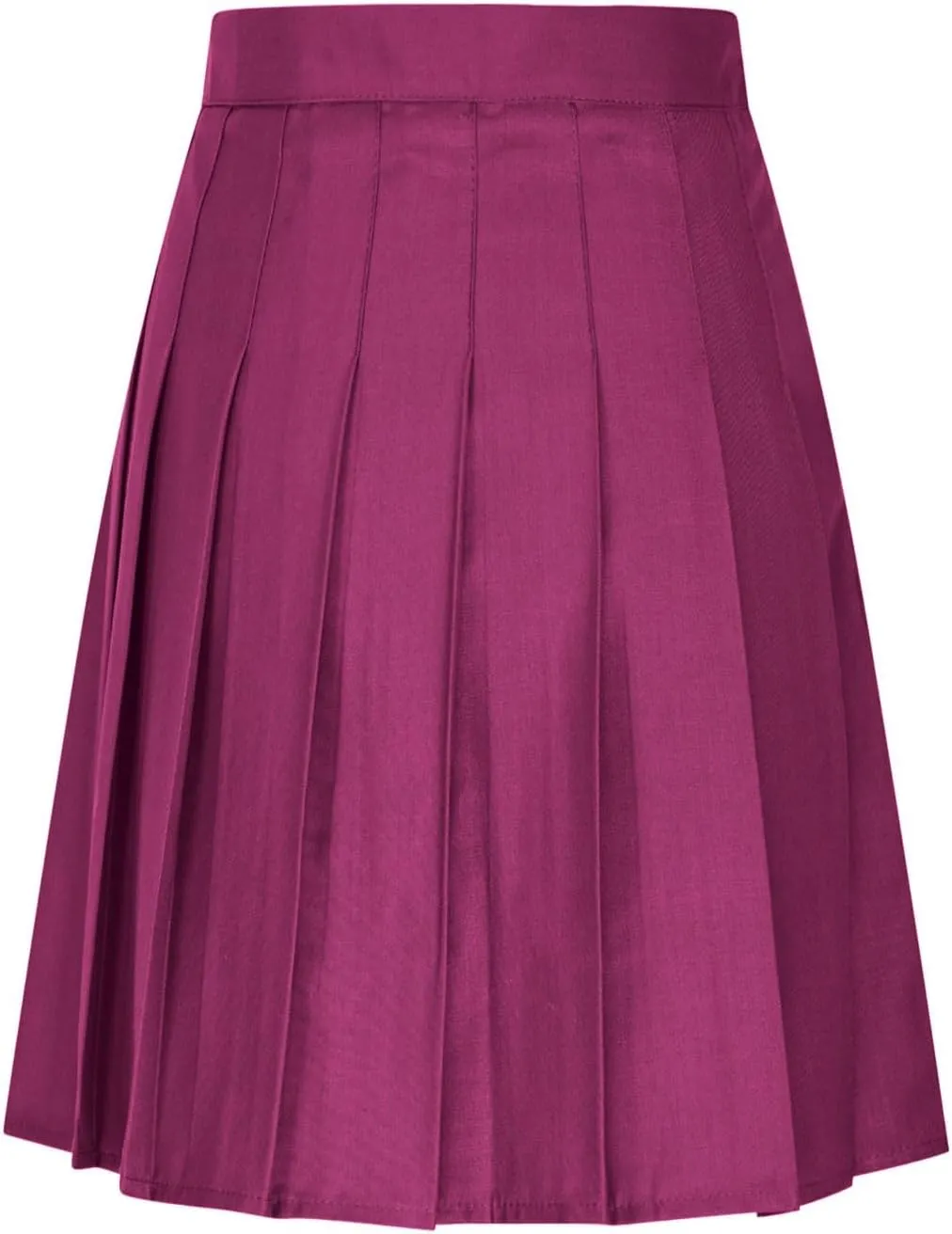 Xiaojmake Women Pleated A-Line Skirts Flowy Short Mini Basic Skirt High Waist School Uniform Tennis Cheerleader Skater Skirts