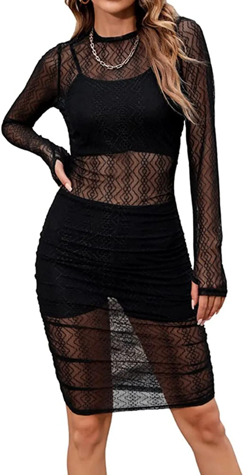 Xuan2Xuan3 Women'S Dresses Fall Long Sleeve Snake Printed Zipper Neck Knit Bodycon Evening Party Long Dress