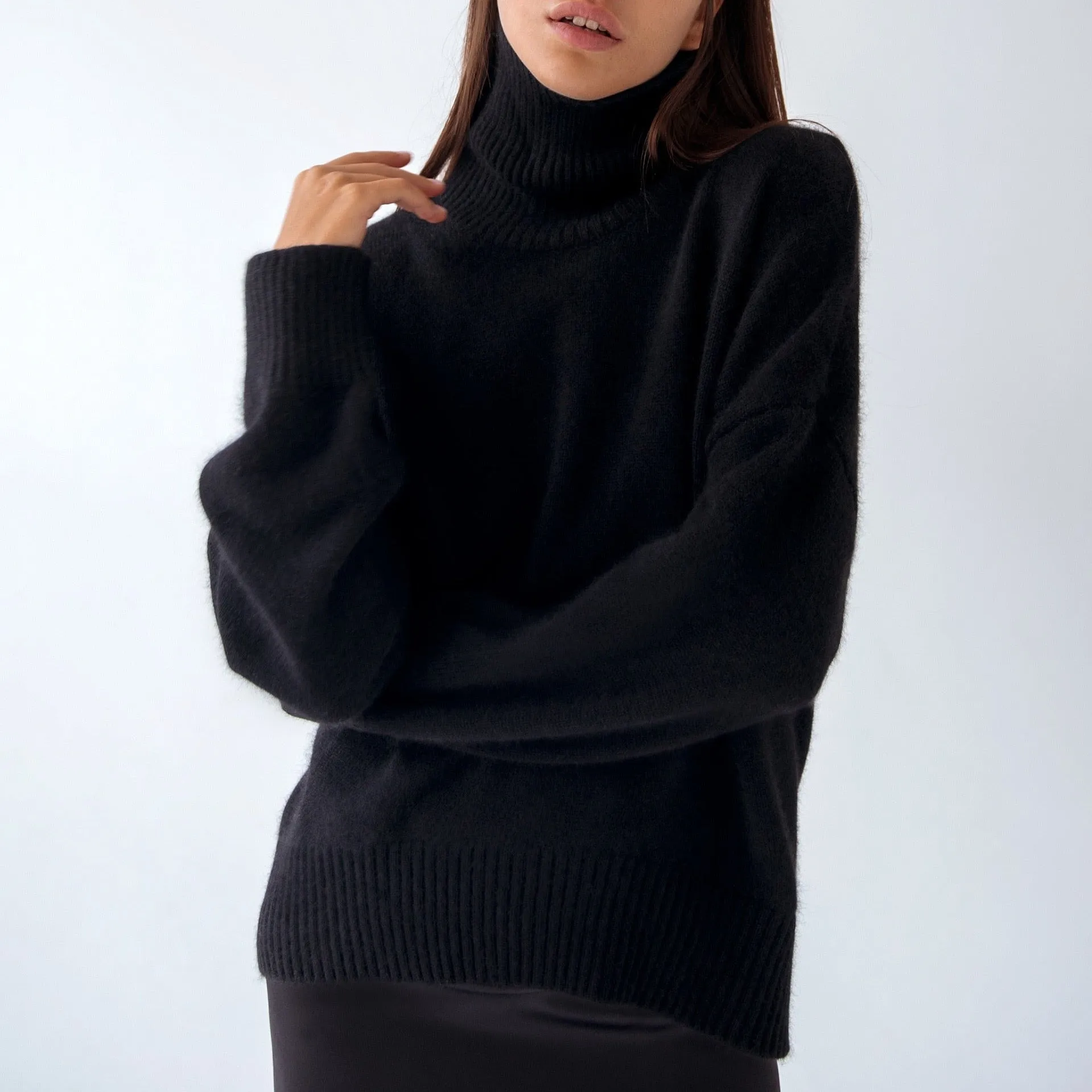 Yani Oversized Turtleneck Sweaters