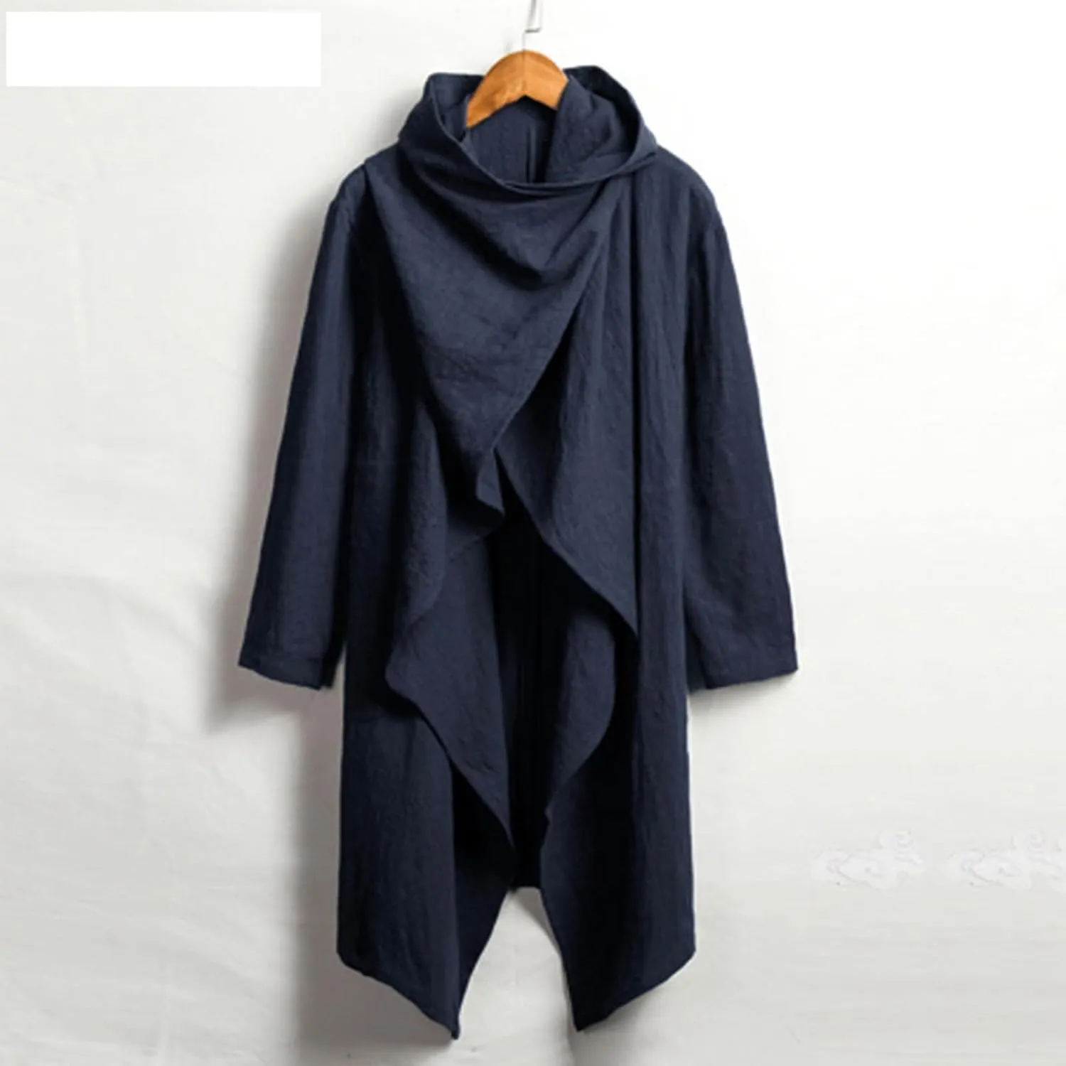 Ymosrh Men's Winter Dress Coat Trench Slim Fit Lightweight Long Jacket Casual Overcoat Men, L-5XL