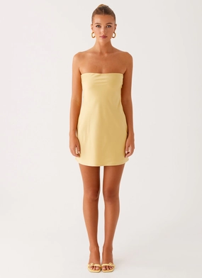 Yulina Mini Dress - Yellow Yulina Mini Dress - Yellow