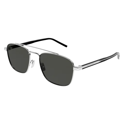 Yve Saint Laurent Men's SL665002 Silver Sunglasses FW24