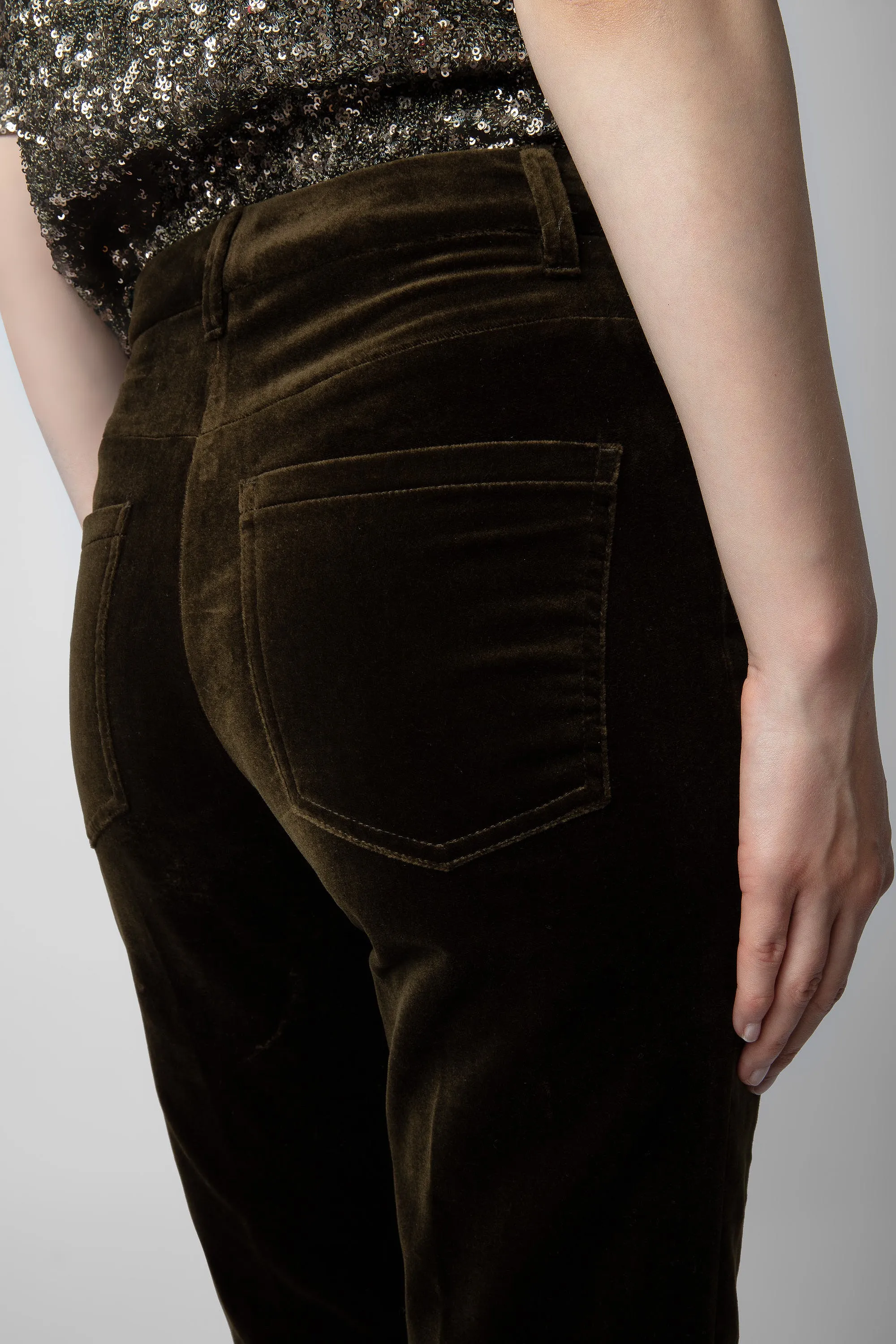 Zadig & Voltaire Pistol Velvet Trousers