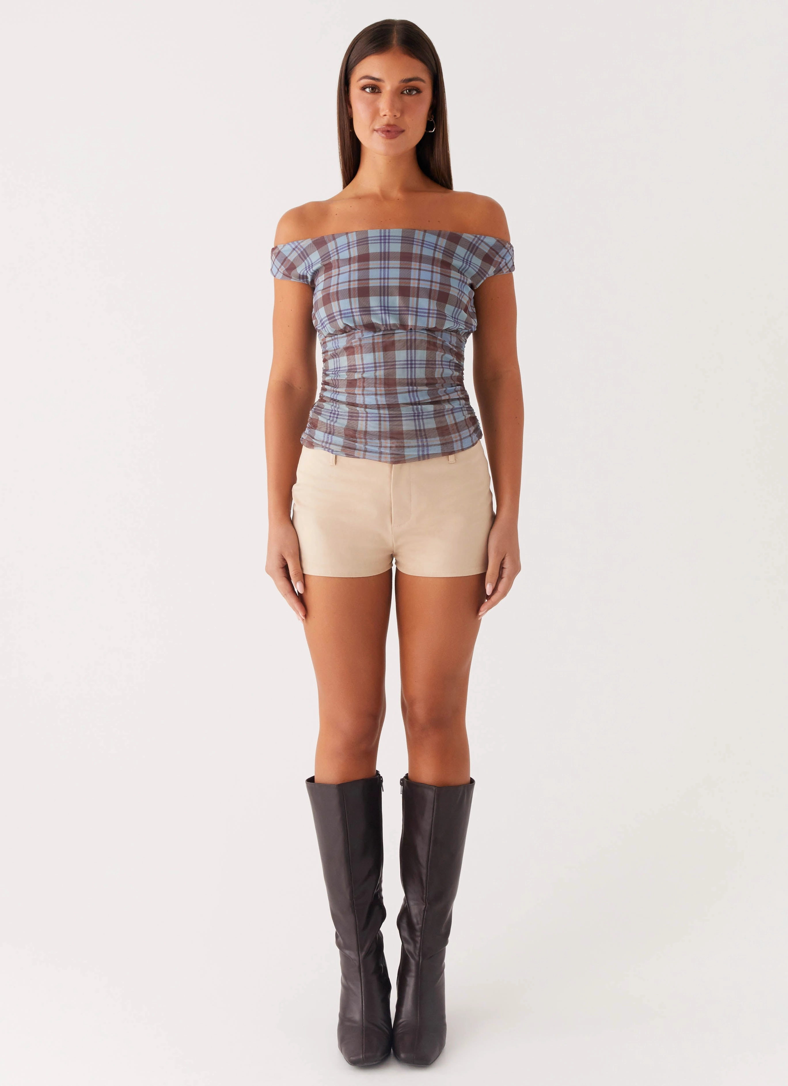 Zahli Off Shoulder Top - Shoreline Check