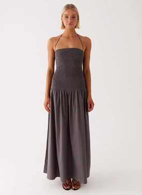 Zahra Maxi Dress - Charcoal Zahra Maxi Dress - Charcoal