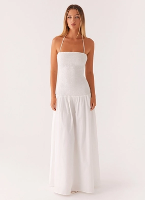 Zahra Maxi Dress - White Zahra Maxi Dress - White