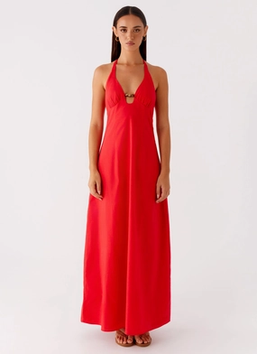 Zana Maxi Dress - Red Zana Maxi Dress - Red