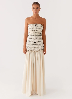 Zariah Maxi Dress - Ivory Zariah Maxi Dress - Ivory
