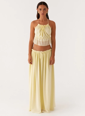 Zaya Maxi Skirt - Yellow Zaya Maxi Skirt - Yellow