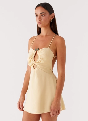 Zuma Mini Dress - Yellow Zuma Mini Dress - Yellow
